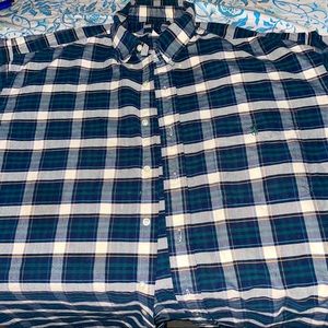 RALPH LAUREN MENS BUTTON DOWN LONG SLEEVE POLO!  NWOTS IN PROSTINE CONDITION!